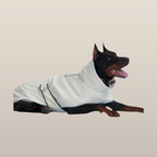 MoonRise Lulu Hunde-Regenmantel – ultraweich, wasserdicht, Weiß