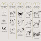 ne&no® set halsband en lijn – veganistisch leer, voor kleine & grote honden bruin + beige