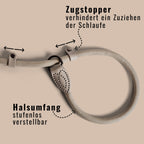 ne&no® retrieverlijn - touwlijn met geïntegreerde halsband