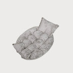 MALIBU Verwandelbares Luxus-Hundebett – Marmorsamt, 2-in-1-Designer-Haustiermöbel, handgefertigt in Europa