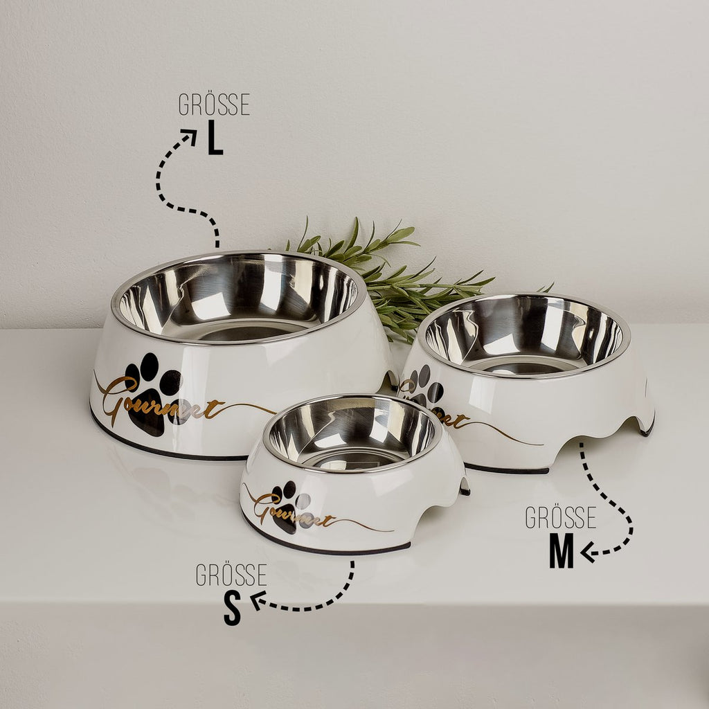 ne&no® Futternapf 2er Set für Hunde [Einzigartiges Design von NE&NO] - Gourmet Design