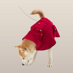 MoonRise Lulu Hunde-Regenmantel – ultraweich, wasserdicht, Rot
