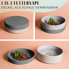 ne&no® siliconen voerbak met deksel - 3 in 1 voor honden en katten