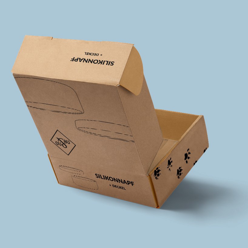 ne&no® siliconen voerbak met deksel - 3 in 1 voor honden en katten