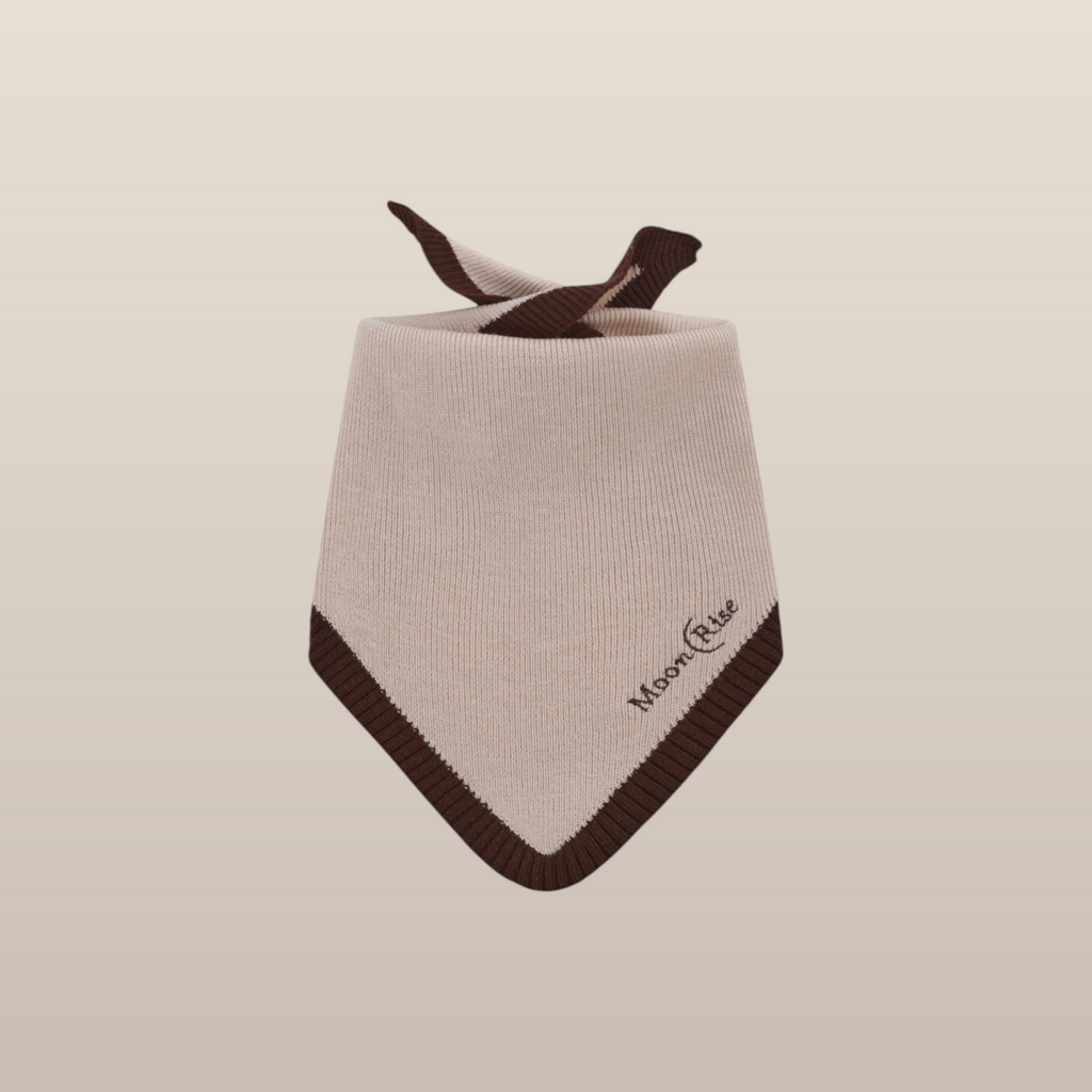 MoonRise Chalky Pet Bandana – French Taupe