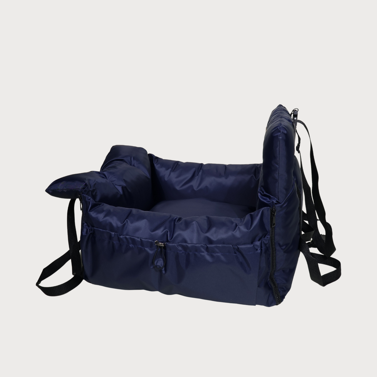 Pawearea Georges 3-in-1 luxe reisbed en transportbox voor huisdieren – handgemaakt in Europa, verandert in een bed