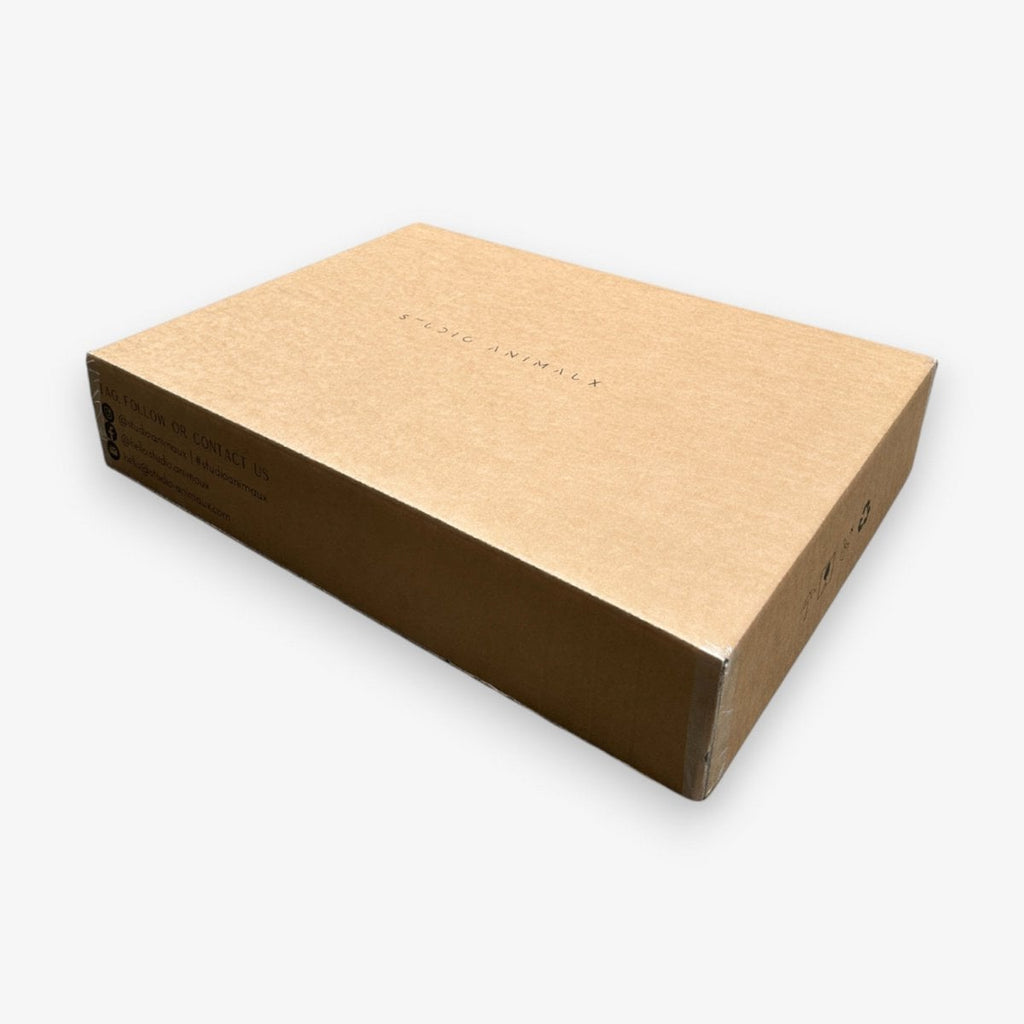 Studio Animaux maison pour chat et niche pour chien en bois et coton noir 58 x 58 x 65 cm