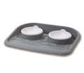 Savic Butler Futter- Und Trinkschale Mit Tablett Und Rutschfesten Füssen 2X300 Ml