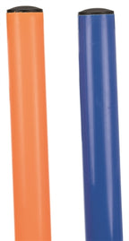 Trixie Hund Aktivität Agilität Slalom Sticks Blau / Orange 115X3 Cm 12 St