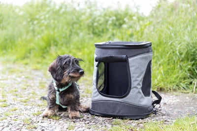 Trixie Hundetasche Timon Schwarz/Grau 34X30X44 Cm