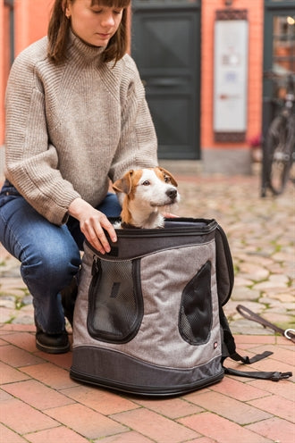 Trixie Hundetasche Timon Schwarz/Grau 34X30X44 Cm