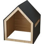 Studio Animaux maison pour animaux en bois noir 58 x 58 x 65 cm