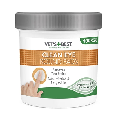 Vets Best Sauberes Auge Runde Pads 100 St