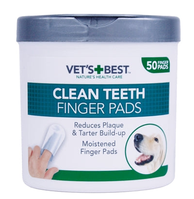 Vets Best Saubere Zähne Fingerpads 50 St