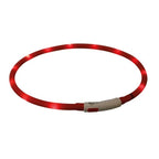 Trixie Leuchthalsband Hund Usb Silikon Wiederaufladbar Rot 70X1 Cm