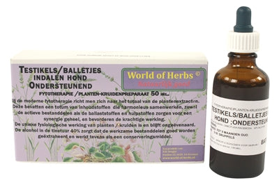 World Of Herbs Phytotherapie Hoden/Eier Eindrücken Hund 50 Ml