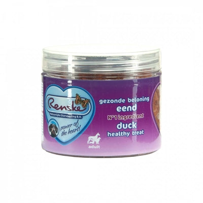 Renske Hund Gesunde Belohnung Mini-Herzen Ente 100 Gr
