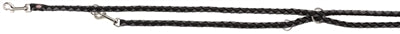 Trixie Hundeleine Cavo Verstellbar Schwarz/Grau