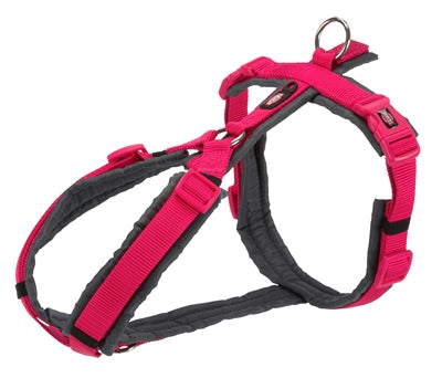 Trixie Hundegeschirr Premium Trekking Fuchsia/Grau