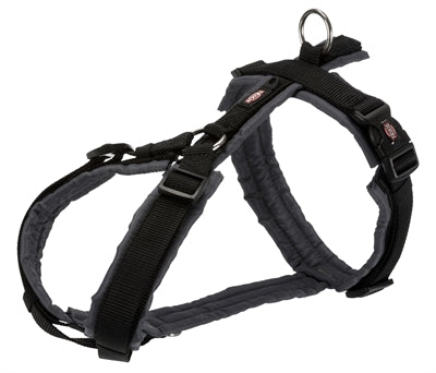 Trixie Hundegeschirr Premium Trekking Schwarz/Grau