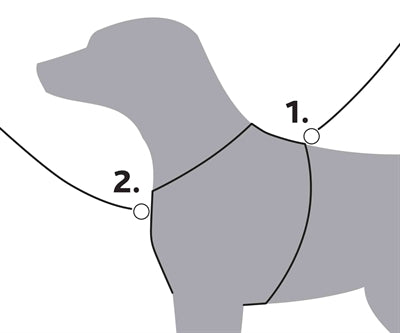 Trixie Hundegeschirr Premium Trekking Fuchsia/Grau