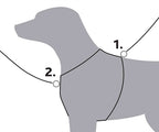 Trixie Hundegeschirr Premium Trekking Fuchsia/Grau