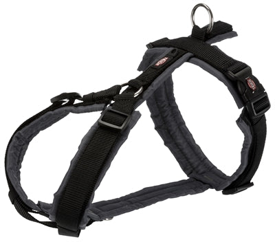 Trixie Hundegeschirr Premium Trekking Schwarz/Grau
