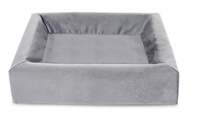 Bia Bett Royal Samtbezug Für Hundekorb Grau Wia-50 60X50X12 Cm