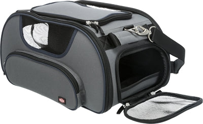 Trixie Hundeflugzeug Tasche Flügel Grau/Schwarz 46X28X23 Cm