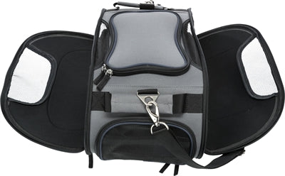Trixie Hundeflugzeug Tasche Flügel Grau/Schwarz 46X28X23 Cm