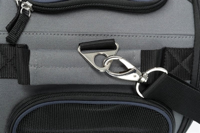 Trixie Hundeflugzeug Tasche Flügel Grau/Schwarz 46X28X23 Cm