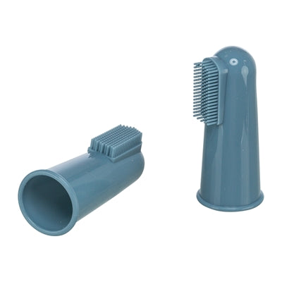 Trixie Fingerzahnbürste Hund / Katze Silikon 6 Cm 2 St