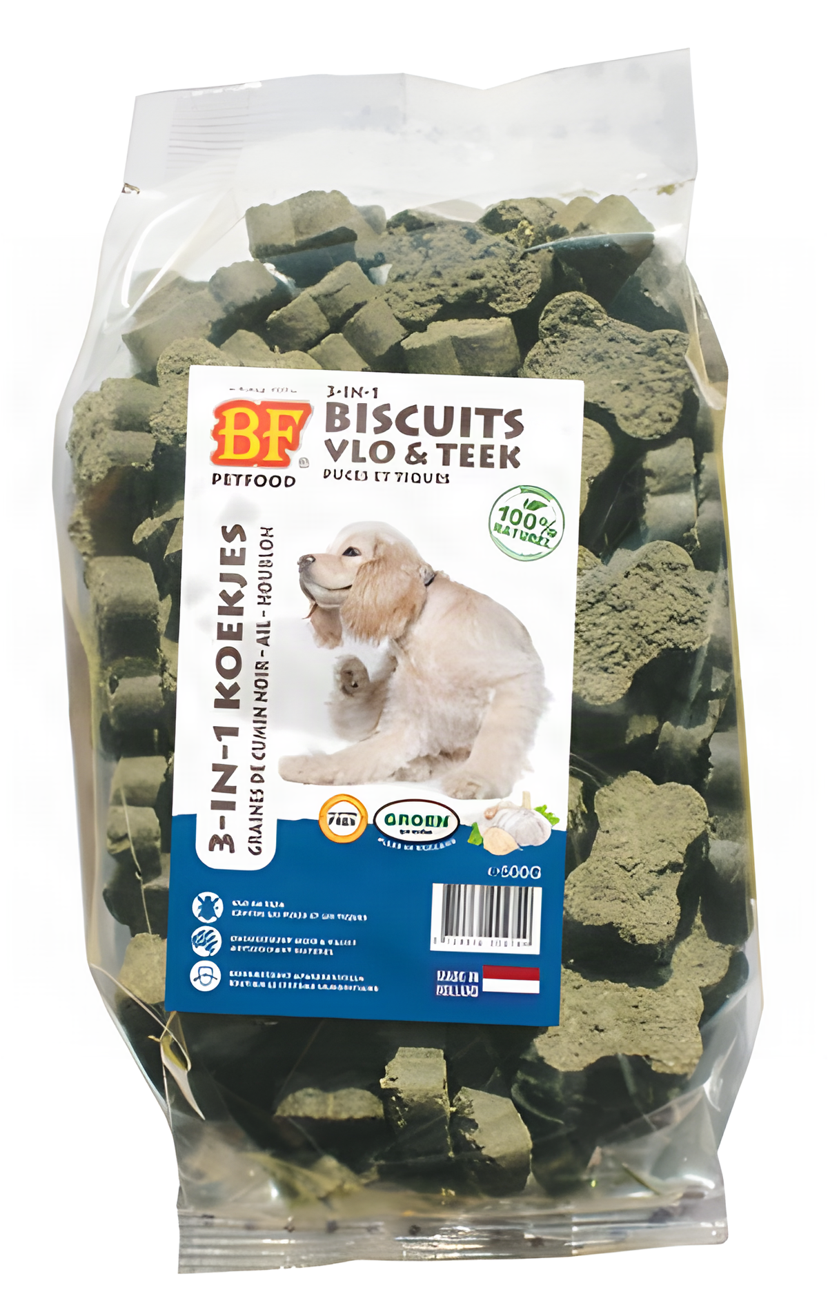 Bf Petfood 3 In 1 Hundekekse Knoblauch & Kräuter 500 Gr