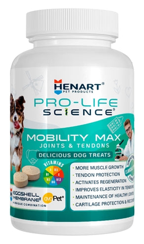Henart Pro Life Science Hund Mobilität Max Gelenk Und Sehne 150 Gr 100 Tbl