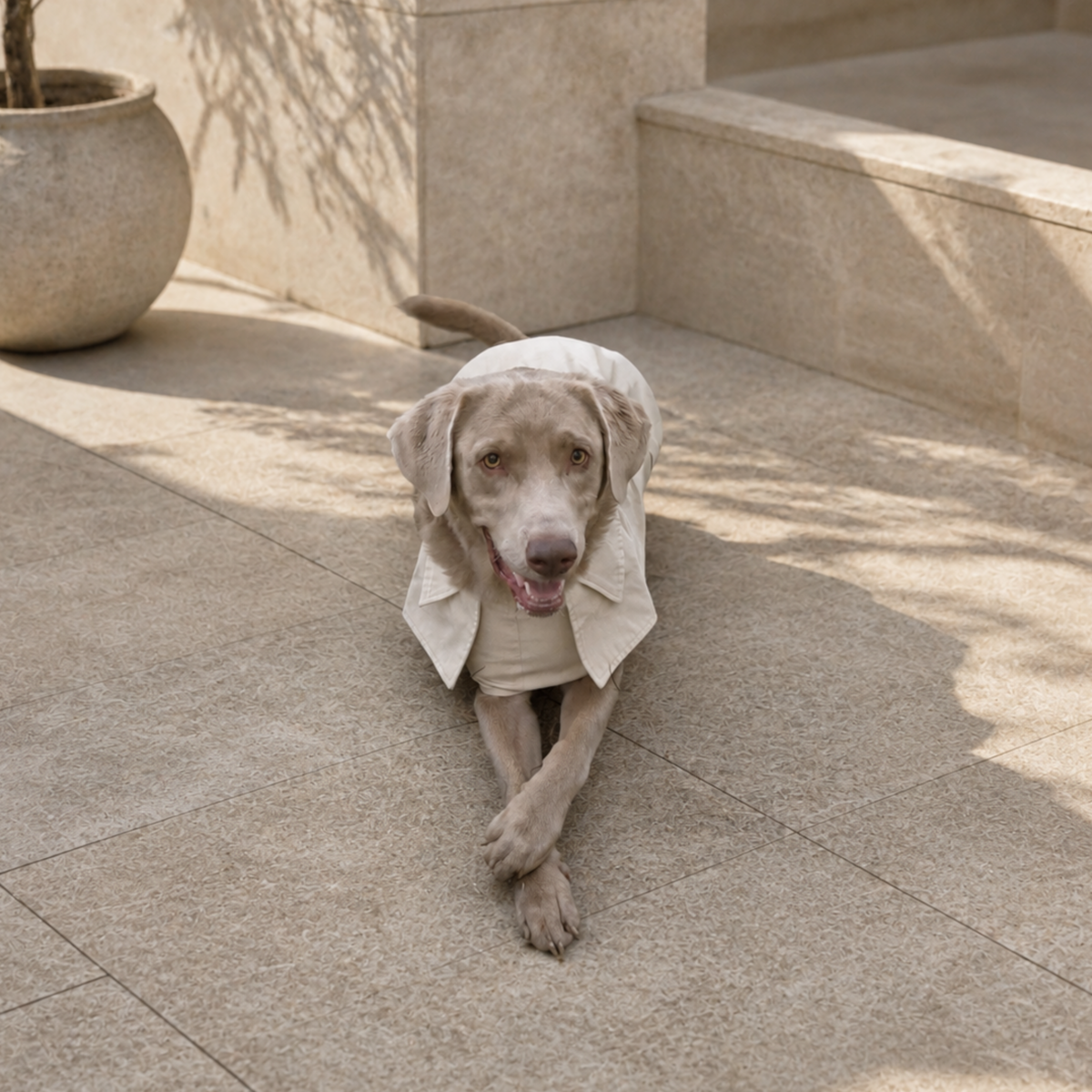 MoonRise Queline Dog Trench Coat – Waterproof, 100% Cotton
