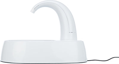 Trixie Trinkbrunnen Gebogener Strahl Kunststoff Weiss 25X35X24,5 Cm 2,6 Ltr.
