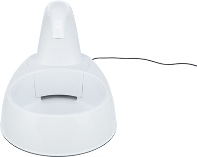 Trixie Trinkbrunnen Gebogener Strahl Kunststoff Weiss 25X35X24,5 Cm 2,6 Ltr.