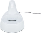 Trixie Trinkbrunnen Gebogener Strahl Kunststoff Weiss 25X35X24,5 Cm 2,6 Ltr.