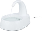 Trixie Trinkbrunnen Gebogener Strahl Kunststoff Weiss 25X35X24,5 Cm 2,6 Ltr.