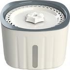 Trixie Trinkbrunnen Blume Kunststoff Weiss/Grau 18,5X18,5X13 Cm 2 Ltr.