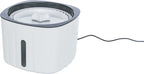 Trixie Trinkbrunnen Blume Kunststoff Weiss/Grau 18,5X18,5X13 Cm 2 Ltr.
