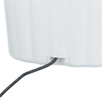 Trixie Trinkbrunnen Blume Kunststoff Weiss/Grau 18,5X18,5X13 Cm 2 Ltr.