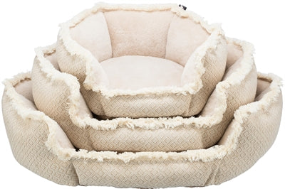Trixie Hund Korb Boho Eckig Beige