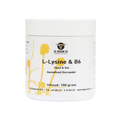 De Groene Os L-Lysin / B6 Hund / Katze 100 Gr
