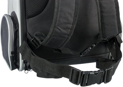 Trixie Dog Rucksack Chloe Hellgrau/Schwarz 39X27X43 Cm