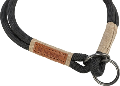 Trixie Be Nordic Halsband Hund Halb-Schlupf Schwarz / Sand
