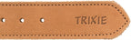 Trixie Rustikal Spitze Leder Halsband Hund Herzschlag Braun 34-40X3 Cm