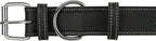 Trixie Rustikal Spitze Leder Halsband Hund Herzschlag Schwarz 34-40X3 Cm