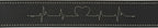 Trixie Rustikal Spitze Leder Halsband Hund Herzschlag Schwarz 34-40X3 Cm