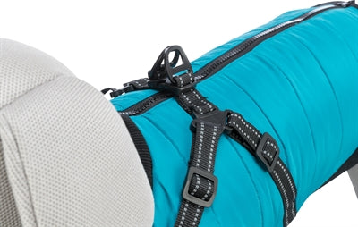 Trixie Hundemantel Pontis Mit Geschirr Aqua 45 Cm